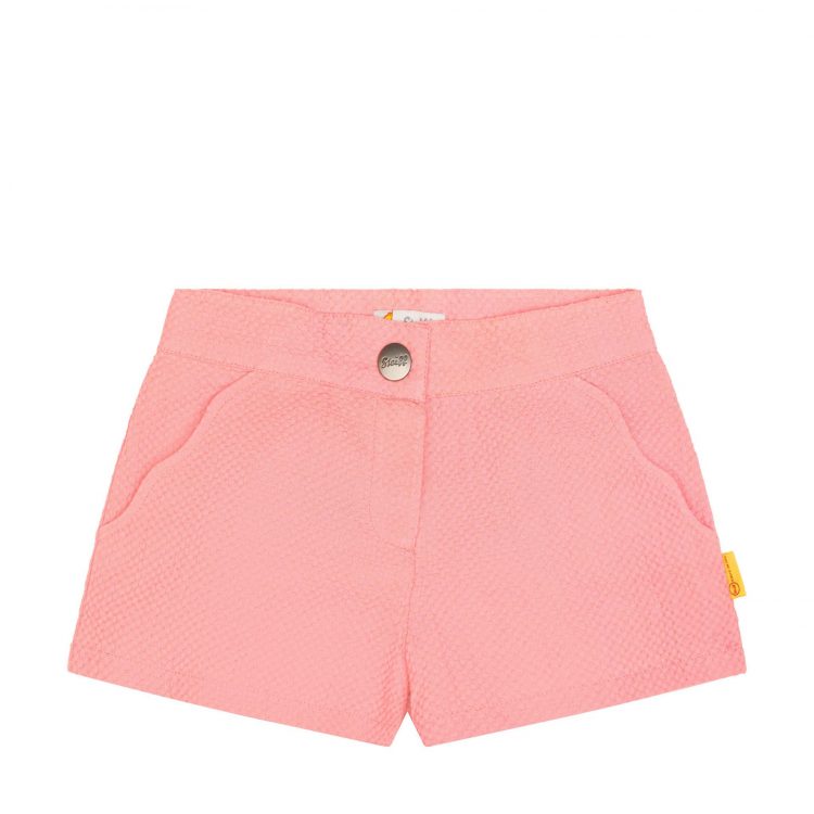 Salmon pink girls` shorts - Steiff