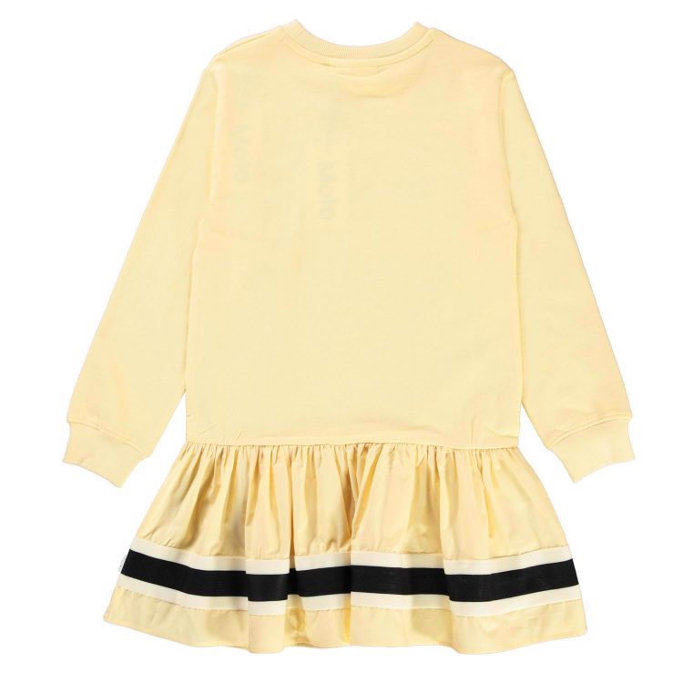 Girls light yellow sweatshirt dress - MOLO