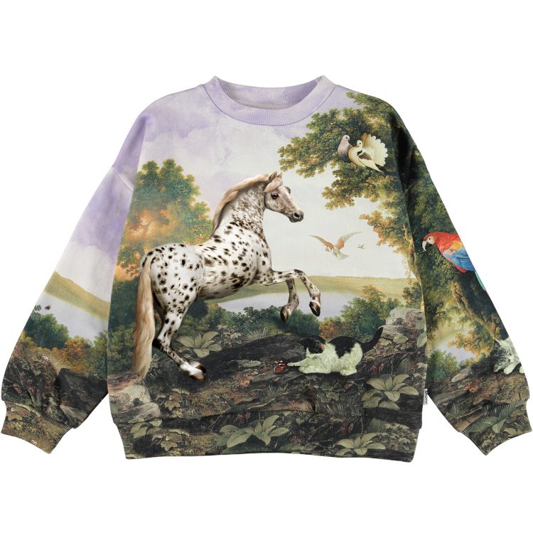 Gorgeous sweatshirt with horse - MOLO