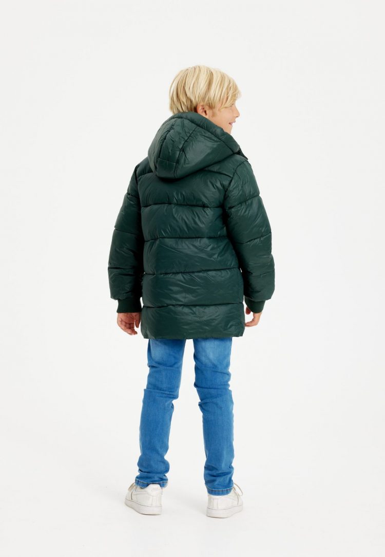 Green Boys puff jacket - The New