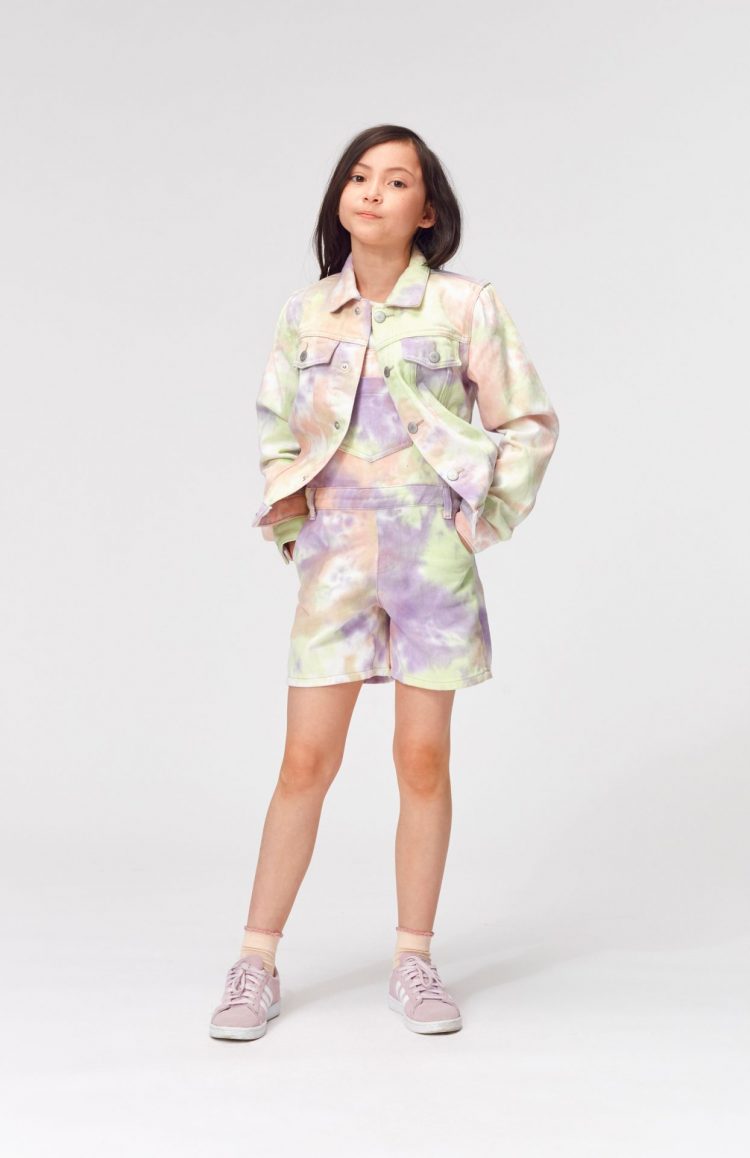 Pastel colored tie dy dungarees - MOLO