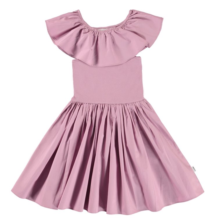Purple orchid girls` dress - MOLO
