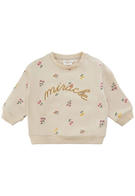 Krēmkrāsas džemperītis ar maziem ziediem - The New