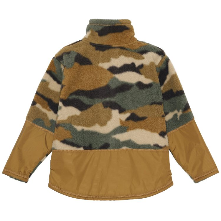 Boys` fleece jacket in camouflage - MOLO