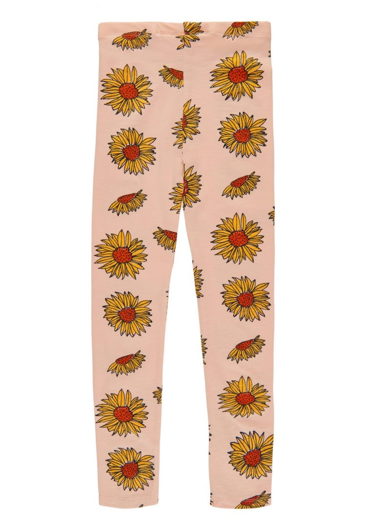 Girls` sunflowers leggings - Soft Gallery