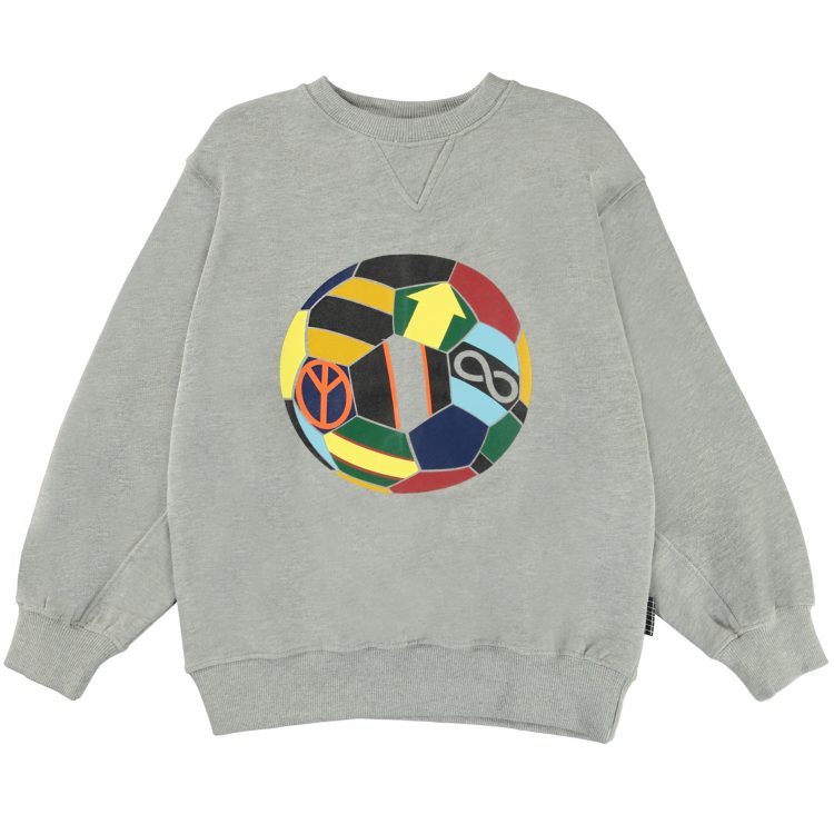 Grey football sweatshirt - MOLO