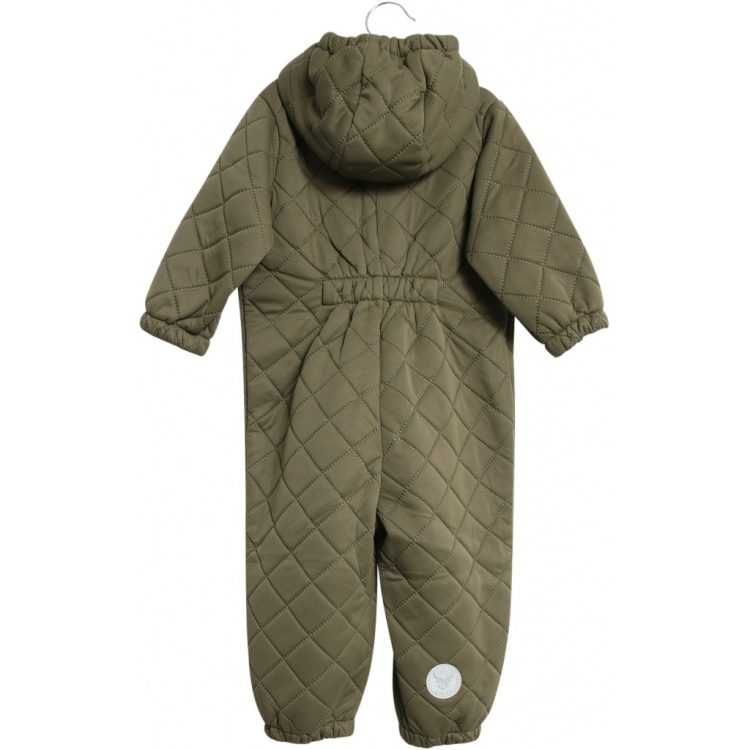 Khaki termosuit for kids - Wheat