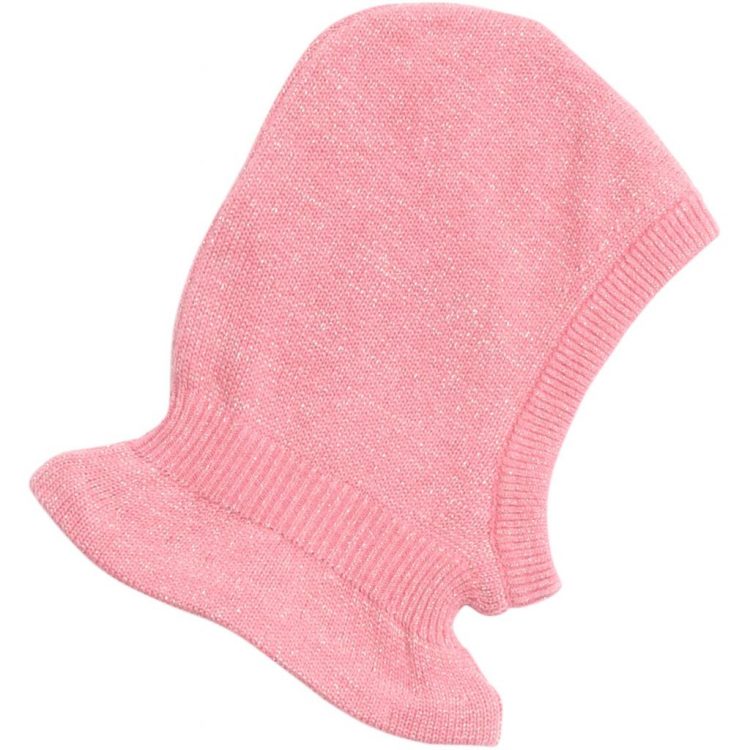 Knitted Balaclava in pink - Wheat
