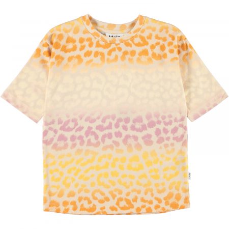 Leopard print girls` T-shirt - MOLO