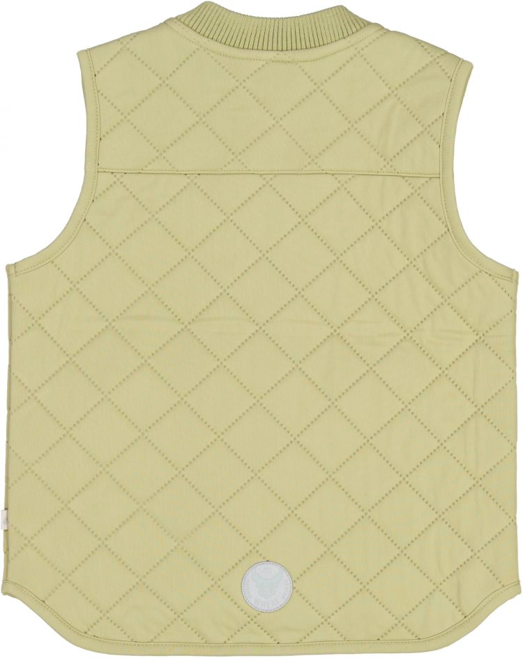 Light green kids` thermo vest - Wheat