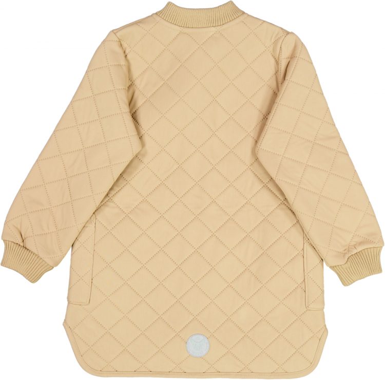 Long Thermo Jacket in Sand color - Wheat
