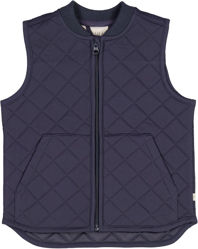Lovely Blue Boys Thermo vest - Wheat