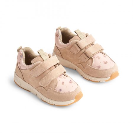 Rose beige girls` sporty sneaker - Wheat
