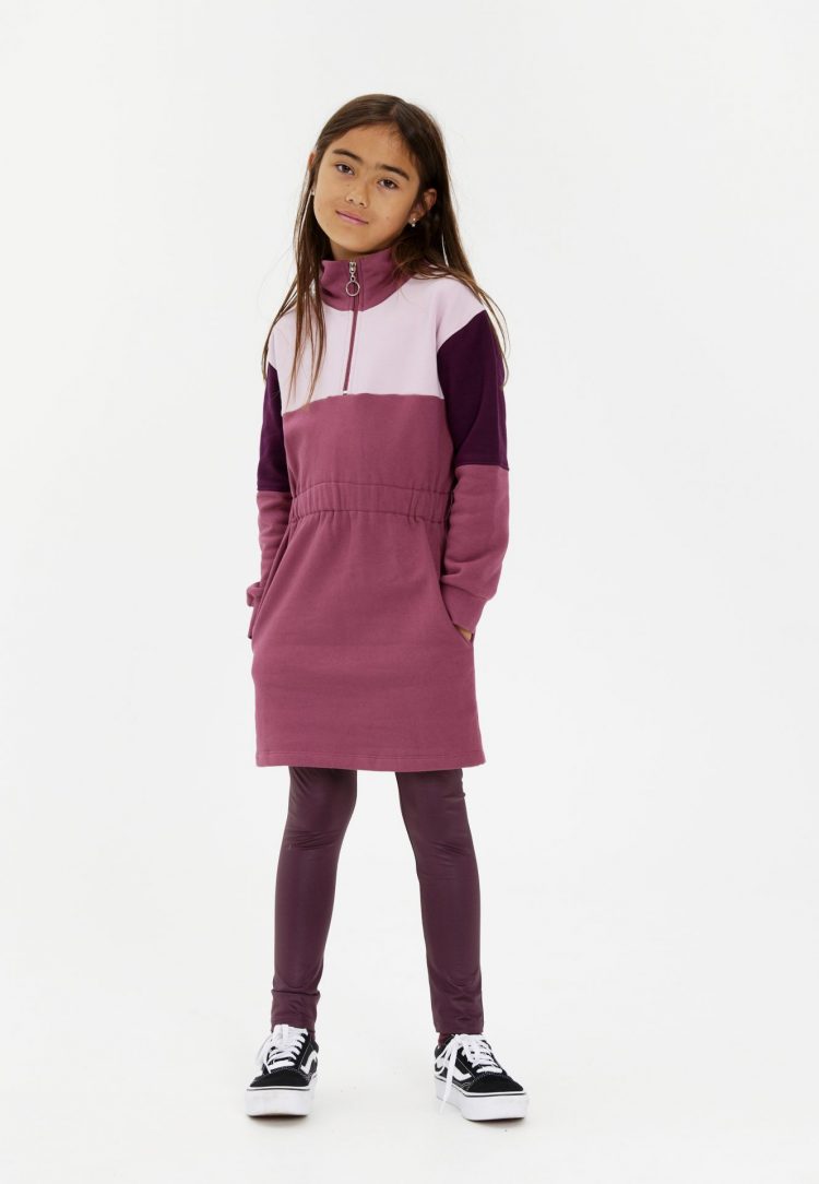 Girls red wit pink sweat dress - The New