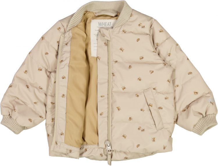 Baby summer jacket with bumblebee - Wheat