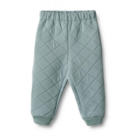 Baby thermo pants in blue slush - Wheat