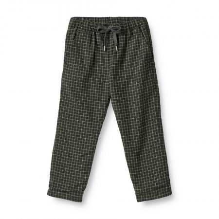 Boys gray cotton lining trousers - Wheat