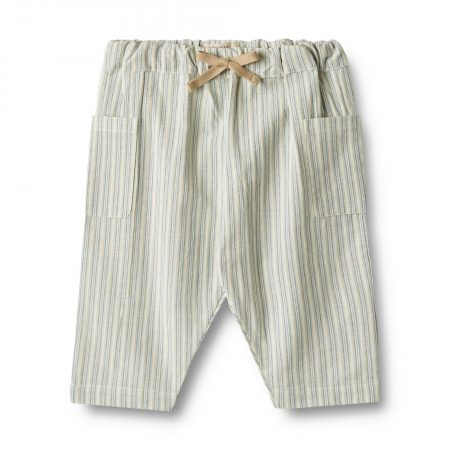 Cute baby striped trousers - Wheat