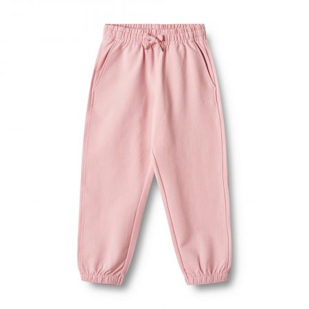 Girls loose-fitted sweatpants in pink - Wheat