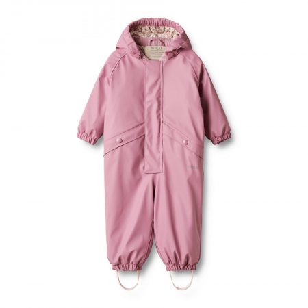Spring lillac girls thermo rainsuit - Wheat
