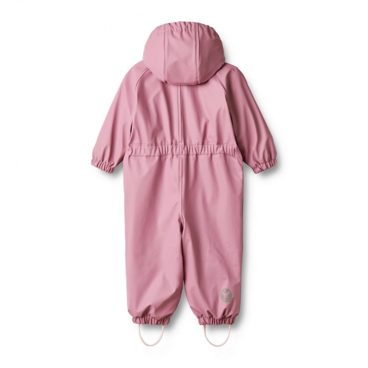Spring lillac girls thermo rainsuit - Wheat