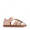 Sweet pink girls leather shoes - Wheat