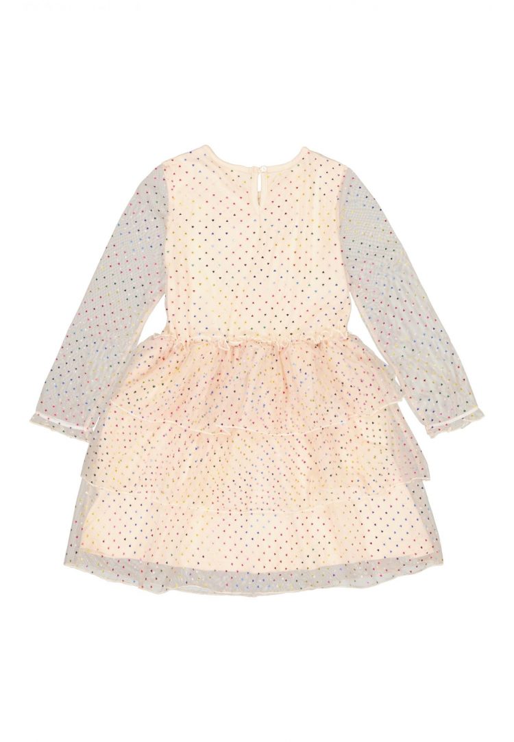 Cream tulle dress with hearts - The New