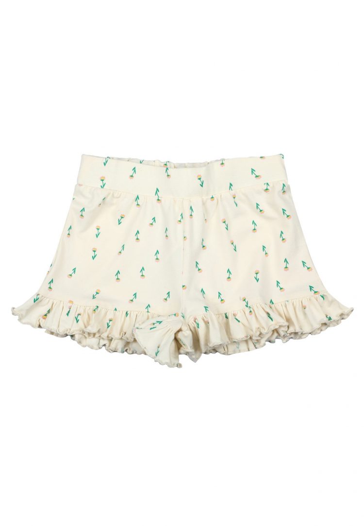Elegant ruffle shorts in white - The New