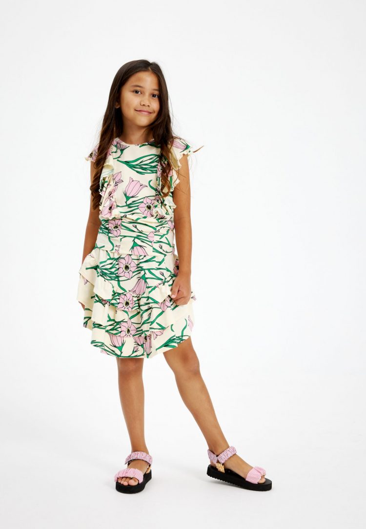 Girls` floral sleeveless top - The New