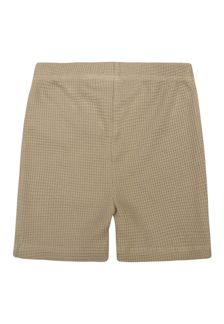 Solid-coloured beige baby shorts - The New