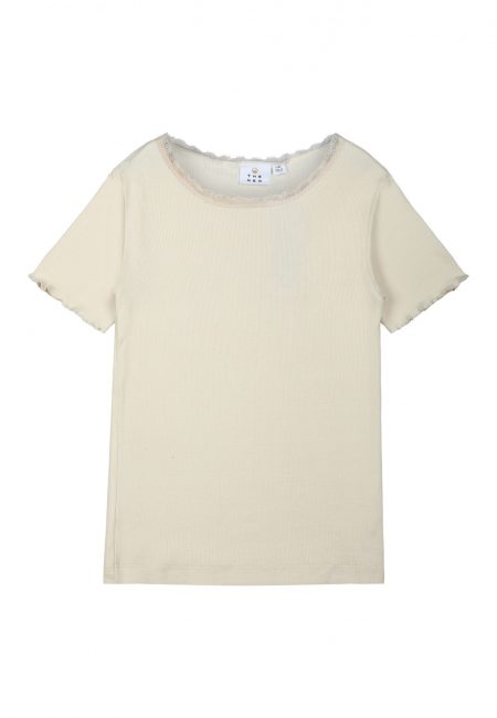 White basic girls` t-shirt - The New