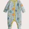 Animal pattern romper for baby boy - Du pareil Au Meme