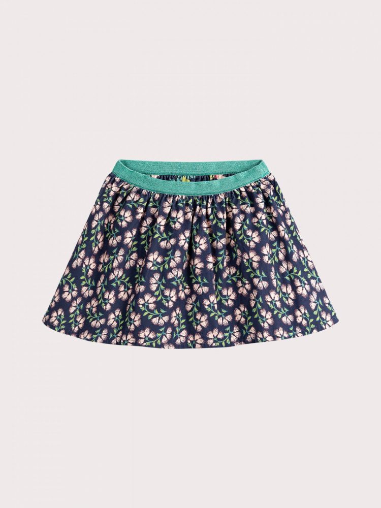 Blossom Velvet Two-Sided Miniskirt - Du pareil Au Meme