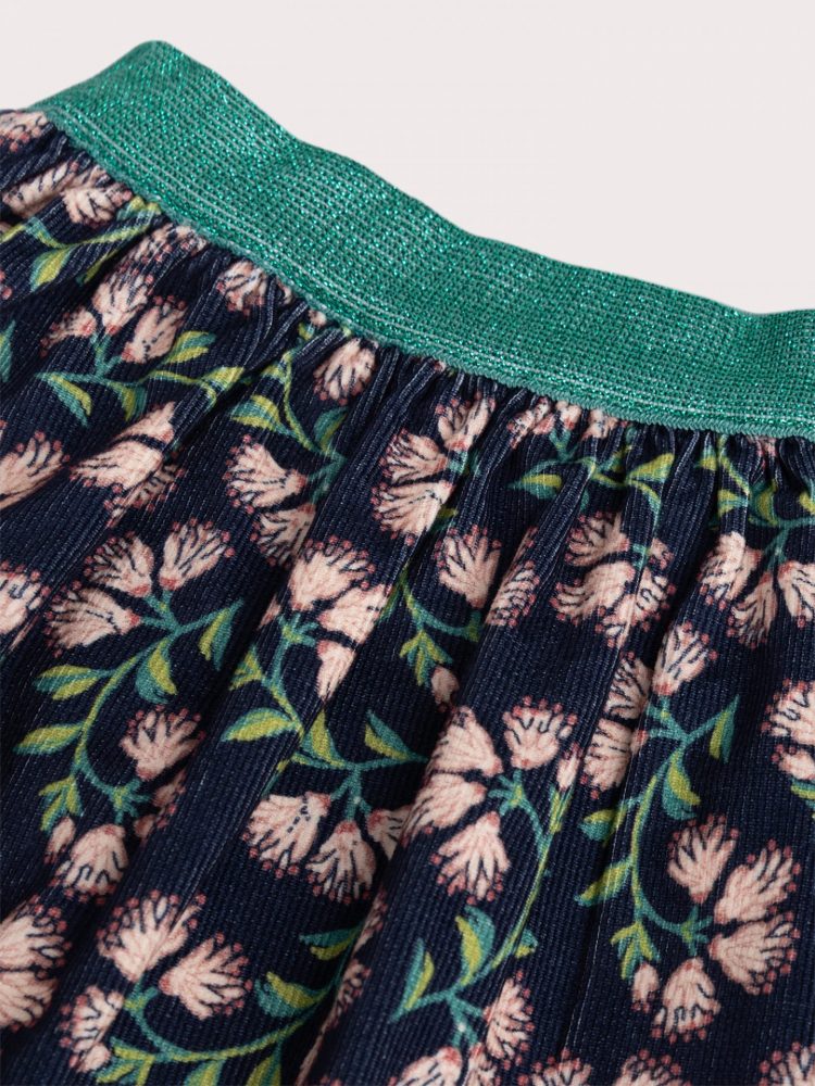 Blossom Velvet Two-Sided Miniskirt - Du pareil Au Meme