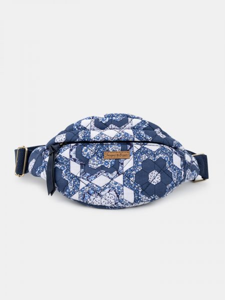 Blue and white floral bumbag - Sergent Major