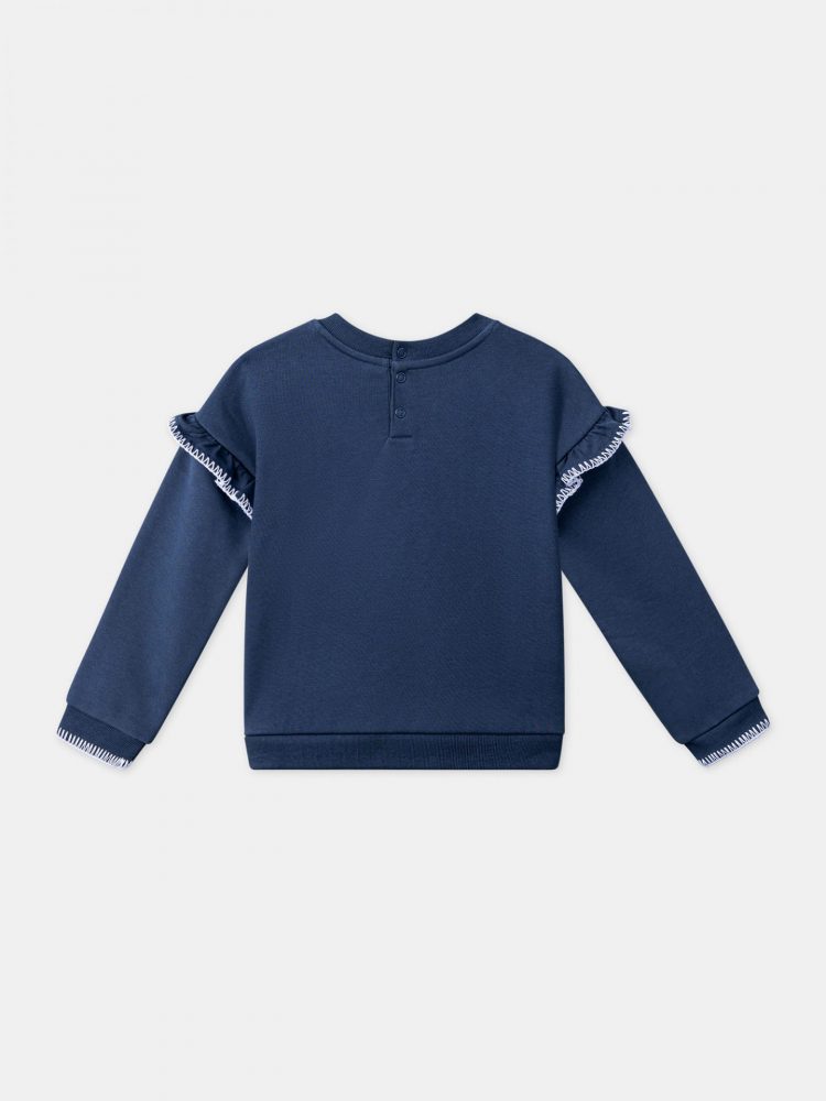 Blue sweatshirt with butterfly - Sergent Major