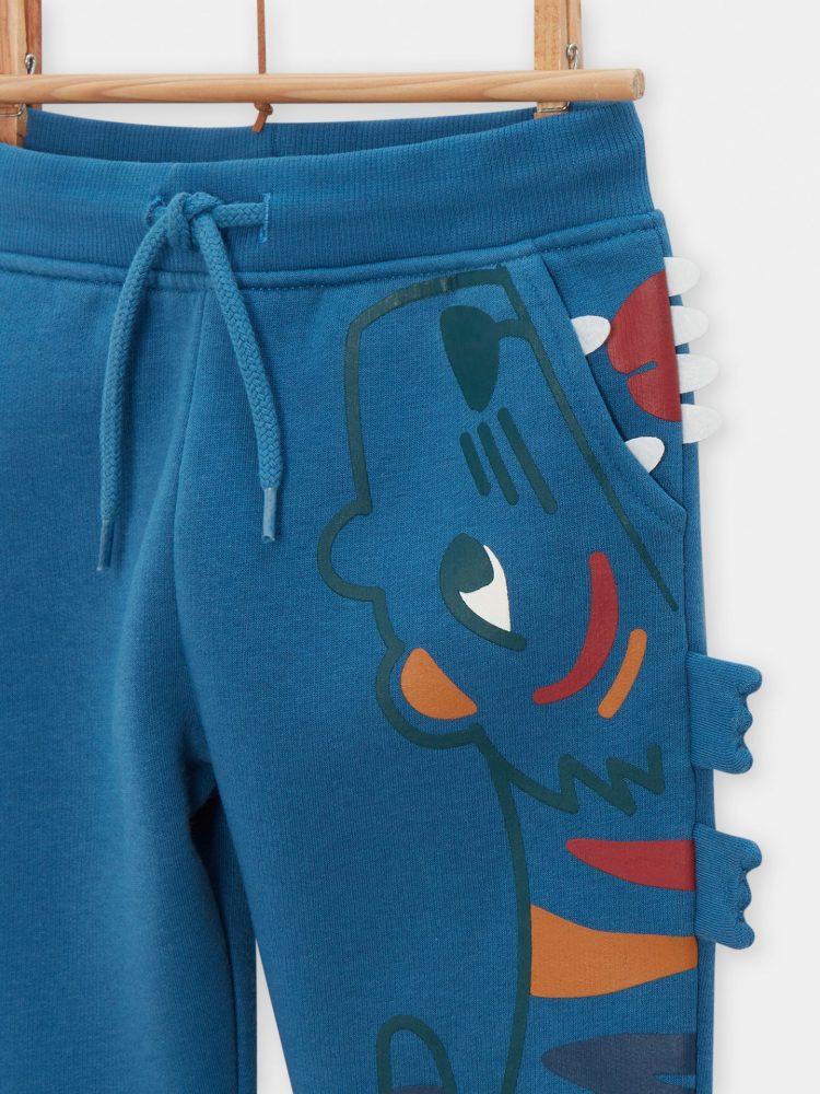 Blue tiger joggers for boys - Du pareil Au Meme