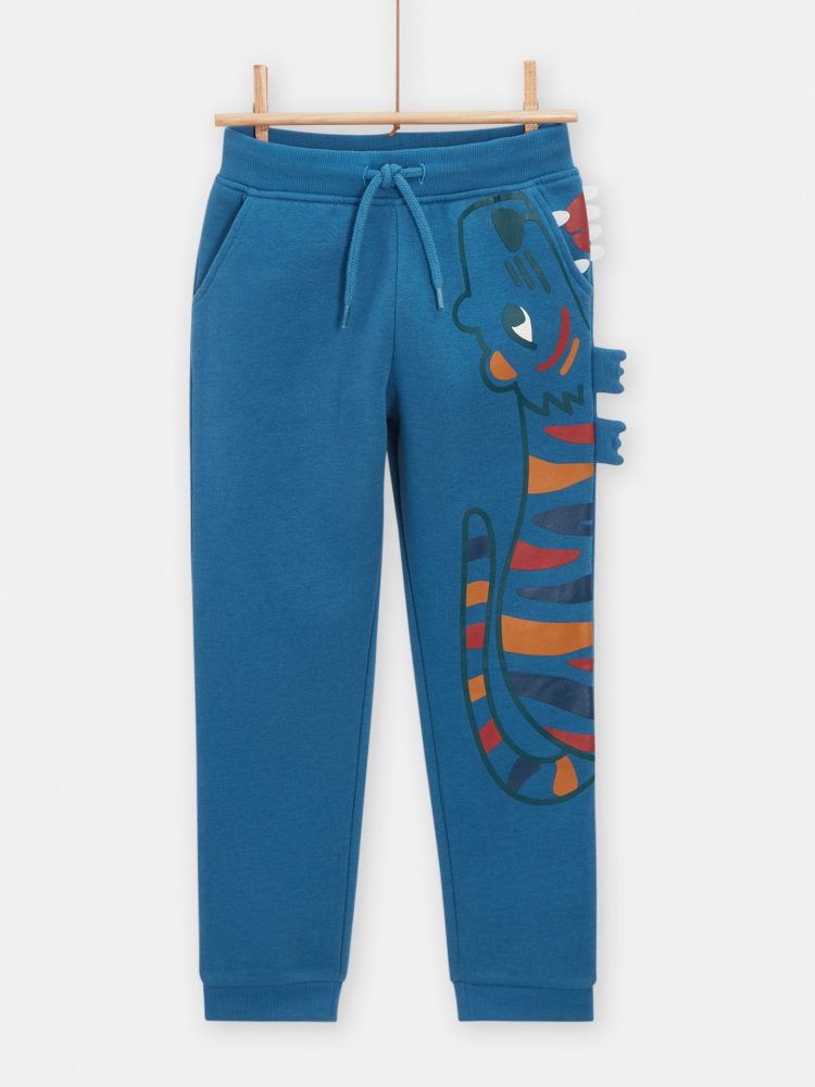 Blue tiger joggers for boys - Du pareil Au Meme