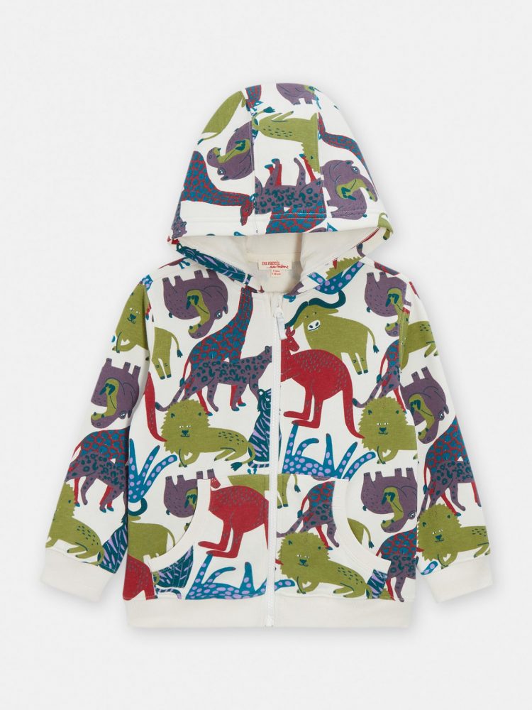 Boys sweatshirt with zoo animals - Du pareil Au Meme