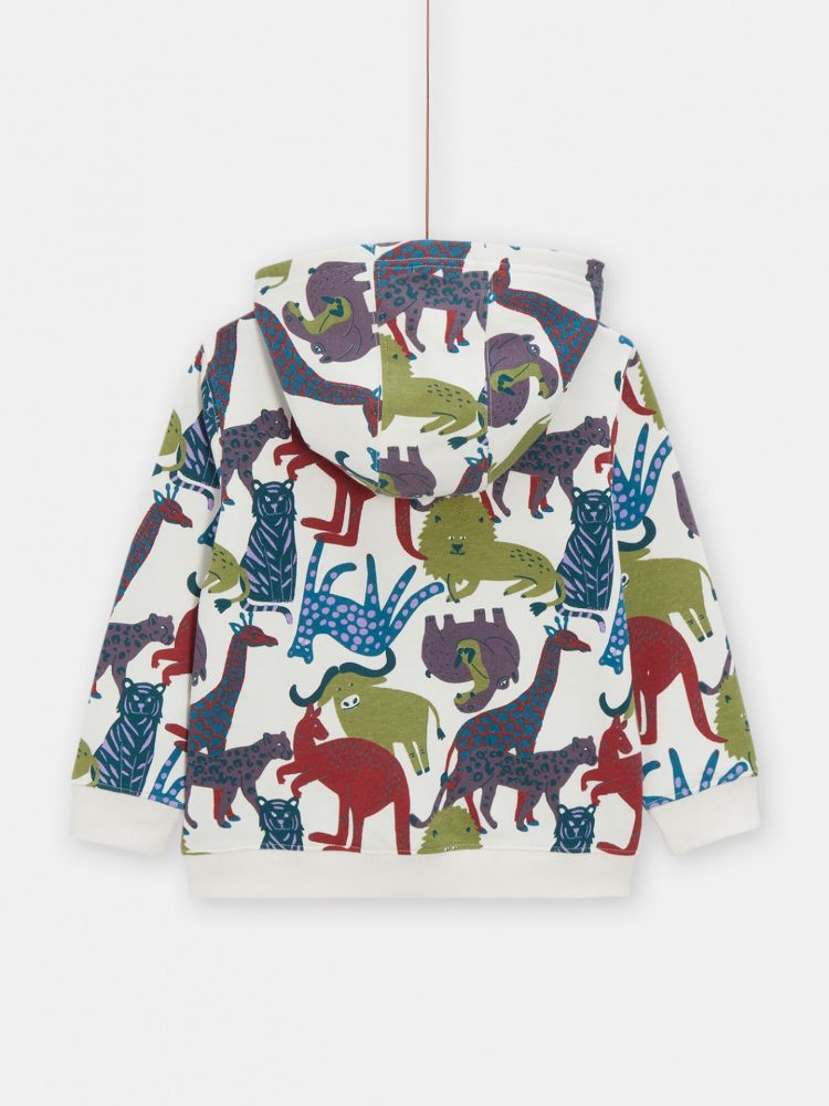 Boys sweatshirt with zoo animals - Du pareil Au Meme