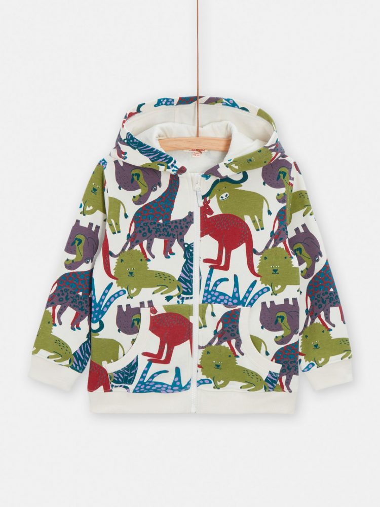 Boys sweatshirt with zoo animals - Du pareil Au Meme