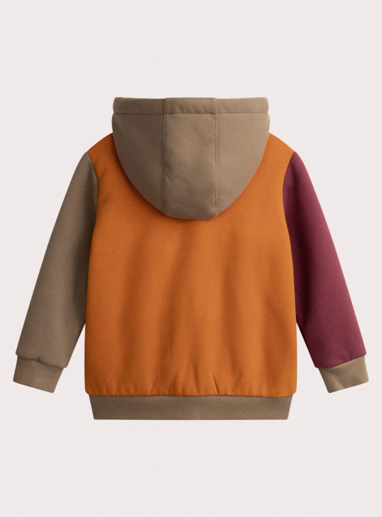 Boys' warm-lined colorblock sweatshirt - Du pareil Au Meme