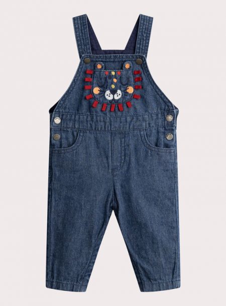 Long denim overalls for baby boys - Du pareil Au Meme