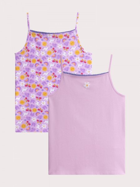 Pack of 2 fancy tank tops for girls - Du pareil Au Meme