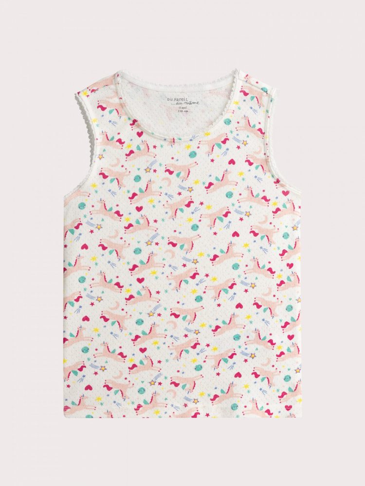 Pack of 2 Girls' Unicorn Tank Tops - Du pareil Au Meme