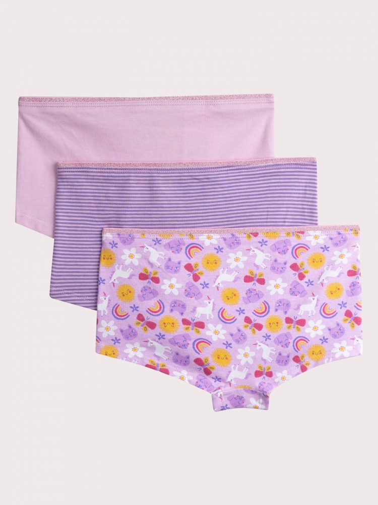 Pack of 3 fancy shorties for girls - Du pareil Au Meme