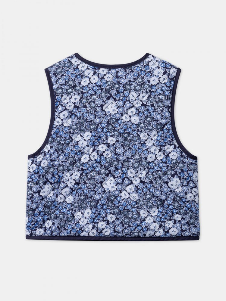 Reversible Blue Girls Sleeveless Vest - Sergent Major