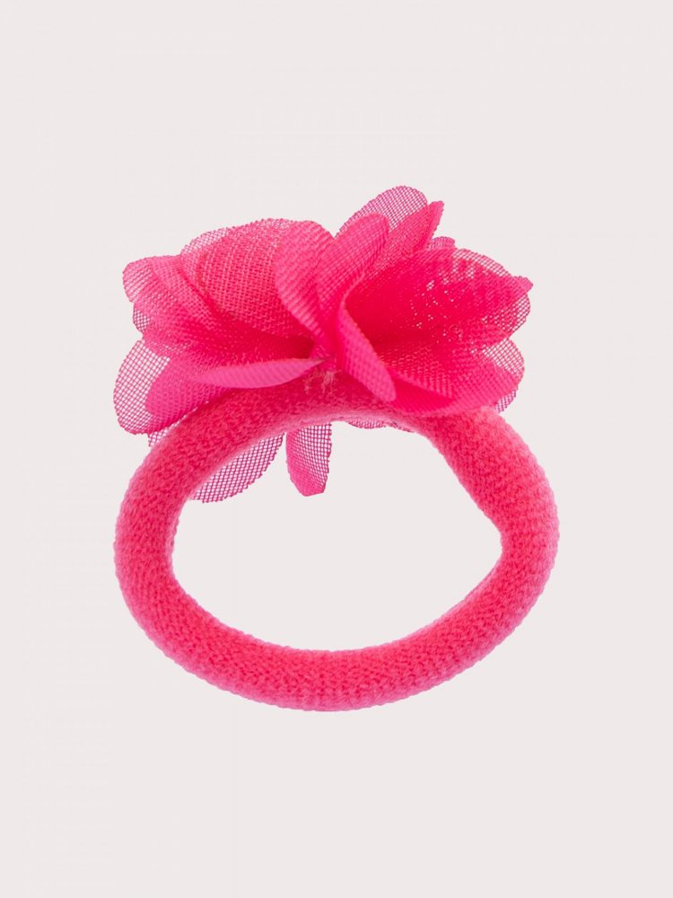 Set of 4 floral elastics for girls - Du pareil Au Meme