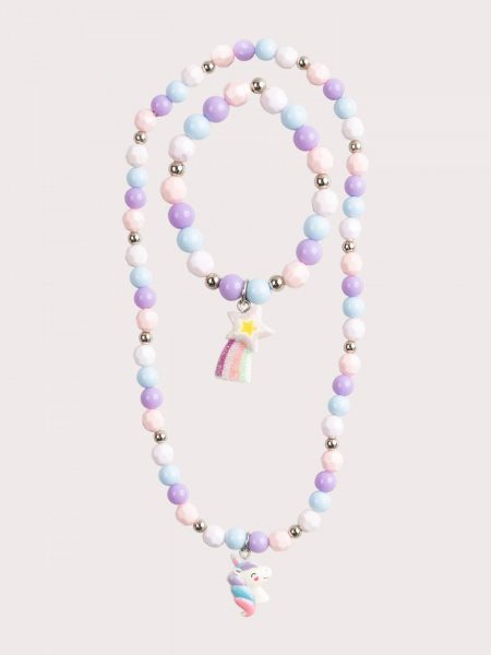 Unicorn Necklace and Bracelet Set - Du pareil Au Meme