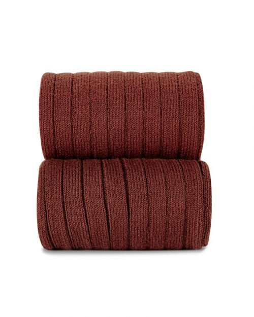 Dark Red Girls Rib Tights • Petite Kingdom
